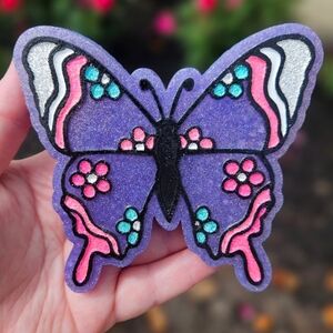 Groovy Butterfly Car Freshies - [SCENT: LEATHER & LACE]